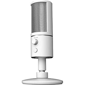 Razer Seiren X USB コンデンサーマイク ストリーミング 実況 配信 Mercury White 単一指向性 USB PC Windows10 PS5 PS4 白【日本正規代理店保証品】 RZ19-02290400-R3M1
