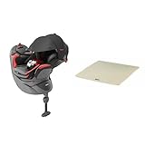 【セット買い】 アップリカ チャイルドシート フラディア ラクート カレイドレッドRD + 純正シート保護マット (シートの傷・汚れ対策用)