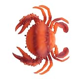 B Baosity 全10種　海洋動物　置物　おもちゃ　モデル　PVCプラスチック　フィギュア　 - レッドカニ - A