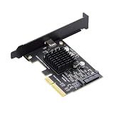 ChenYang USB 3.2 Gen2x2 Type-CフロントパネルソケットからPCI-E 4X PCI Express拡張カードアダプター。
