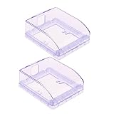 SONONIA 2個　ウォール　スイッチソケット　 防水カバー　 ボックス