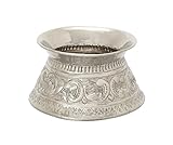 Benzara 53935 Enthralling Metal Embossed Vase, 10' W x 6' H [並行輸入品]