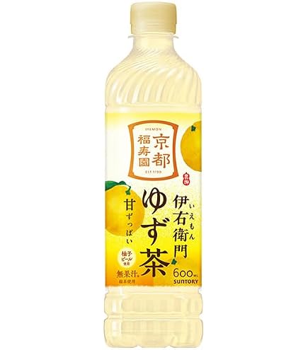 Amazon.co.jp: サントリー 伊右衛門 ゆず茶 お茶 600ml×24本 : 食品