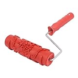 uxcell ペイントローラー　ペイントブラシ　ハンドル　塗装用具　家具用　壁用　装飾用品 177x52mm 124T