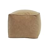 Gold Medal Small Micro-Fiber Suede Ottoman, Buff by Gold Medal [並行輸入品]