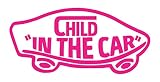 【全16色】人気!チャイルド イン カー ステッカー!Child in car Sticker /車用/シール/ Vinyl/Decal /バイナル/デカール/ステッカー/CIC-1 (シクラメン) 