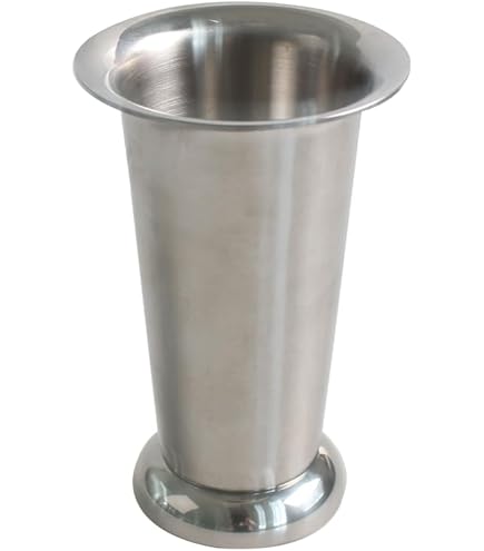 ②ステンレス 花筒 6本セット 花屋 花器 花瓶 Amazon｜Talea お墓の花立て用，ステンレス花瓶，2個（1対