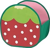 不二貿易 不織布 収納ボックス いちご レッド 15172