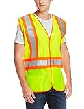Jackson Safety ANSI Class 2 Standard Style Polyester Two Tone Safety Vest with Silver Over Orange 5 