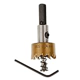 Fenteer HSS高速度鋼製　24mm　ドリル　マルチビット　ホールソードリルビット　ホール　ソー　カッター　L形六角スパナ　