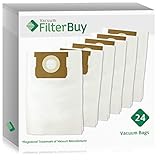 24 – Vacmasterダストバッグ。Designed by FilterBuy toフィットVacmaster & Shop - Vac真空掃除機。