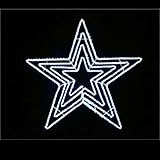 コロナ産業　イルミネーション　LED　ビッグスター白色　LEDスターライトモチーフ　L2DM601W　【イルミネーションライト】