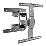An Style 東芝 レグザ REGZA対応 壁掛け金具 48インチ50インチ55インチ65インチ 型 対応 壁掛金具 上下左右角度調節 液晶 TV 金具 テレビ フレーム テレビ壁掛け金具 TV壁掛け金具 冷間圧延鋼 チルト＆スイベル移動式 ブラック 耐荷重36.4kg