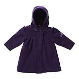 北欧デンマークの子供服ブランド claire.dk プレミアム ウインター コート パープル for Toddler 80ｃｍ