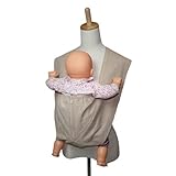 tacmamy(タックマミー) 抱っこ紐/抱っこひも 無地 綿麻 全3色(S, ライトベージュ)