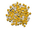 モザイクタイル 10ｍｍ角 イエロー 30A 200g