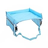 ベビーカー絵画/食卓トレイ　キッズ/ベビー幼児椅子の安全トレイ　旅行　トラベル着座　カーシートトレイ　キッズユニバーサルベビーカーカーシートスナック (スカイブルー)