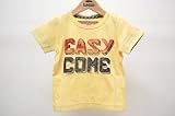 KRIFF MAYER KIDS クリフメイヤー ラフアメカジ半袖T(EASY) Tシャツプリント 110cm イエロー