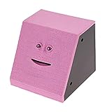 onerbuyノベルティFace Bank Coin Eating Savings Bank Kids Money Savingコレクション貯金箱 9.6*9.8*9.8cm / 3.8*3.9*3.