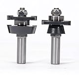 MLCS 8837 2-Piece Matched Rail and Stile Set Shaker Profile Router Bits [並行輸入品]