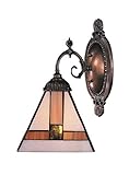Elk 071-Tb-01 Symmetrical Mix-N-Match 1-Light Sconce, 10-Inch, Tiffany Bronze [並行輸入品]