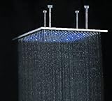 24 " LEDマルチカラーステンレススチールシャワーヘッド
