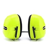 【 Lux Esto 】 イヤーマフ しっかり防音 ヘッドホン 型 イヤープロテクター (イエロー)