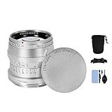 TTArtisan 銘匠光学 50mm F1.2 APS- C スーパーアパーチャ 手動フォーカス L マウントレンズ ライカ T、TL、TL2、CL, シグマ FP用【TTArtisan正規代理】,シルバー