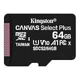 キングストン microSD 64GB 最大100MB/s UHS-I V10 A1 Nintendo Switch動作確認済 Canvas