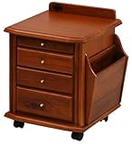 山善(YAMAZEN) ベッドサイドテーブル オークブラウン HBST-3635 (OBR)