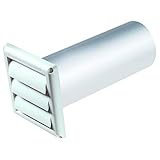 DeflectoバスルームやドライヤーVent、4、"ホワイト( svhaw4 / 12-a )