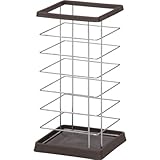 錆びにくいメッキ加工!スチール製傘立て「FC0931」【IT】ブラウン(#9881681-10084)サイズ:幅23.5×奥行23.5×高さ45cm【おしゃれ スリム かさたて 傘立て 傘たて アンブレラスタンド アンブレラ スタンド シン