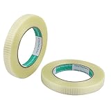 uxcell ガラス繊維テープ 断熱 グリッドテープロール ホワイト 15 x 125mm 50m全長