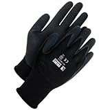 Bob Dale 16-1-9015-8 Holmes Program Nylon Synthetic Glove, Size 8, Black (Pack of 5) by Bob Dale