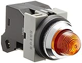 IDEC φ25 TWSシリーズ パイロットライト 丸形 白熱球照光 AC100/110V APS116NA