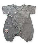 打ち合わせカバーオール肌着 (70, 2色展開)　ピンク