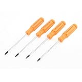 uxcell　トルクスドライバービットセッド　滑り止めハンドル　4 in 1　多機能　イェロー