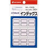 ニチバン:ニチバン マイタックインデックス(アオ) ML-132B ML-132B 型式:ML-132B（1セット:20枚入）