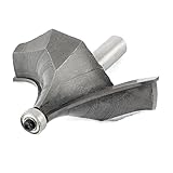 uxcell ボーズ面　ギンナン　フィレットビット 1/2X3 12.7 mmシャンク径 切削工具 ストレートシャンク