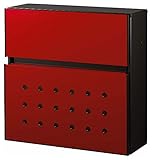 YKKap 壁付けポスト T12型 シックレッド