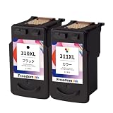 FreedomInk リサイクルカートリッジ BC310XL+BC311XL 対応 Canon 用 2本セット(ブラック+カラー) 大容量/残量表示/個包装 対応機種: MP493 MX420 MP280 MX350 MP490 MP480 MP270 iP2700