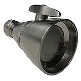 LASCO-Simpatico 82315SN Brass Shower Head, Medium Chatham Style with 2-1/2-Inch Face, Satin Nickel [