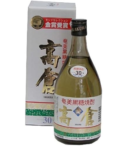 Amazon.co.jp: 奄美大島酒造 黒糖焼酎 高倉 30度 1800ml 1本 : 食品