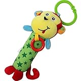 Babyfans Designs Soft Animal Model Handbells Rattles Zoo Baby Toy [並行輸入品]