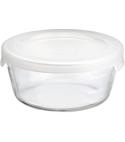 Amazon｜iwaki(イワキ) 耐熱ガラス 保存容器 S 400ml ごはん 1膳