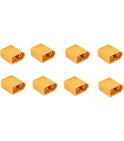 (未使用･未開封品)　スクエア T型2Pコンパクト変換コネクター (2Pメス&amp;XT60オス) SGC-81 0pbj0lf Amazon | XT60&T型2P変換コネクター (XT60オス&2Pメス) 2個入