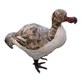 Fenteer 人工鳥　置物　全３色　現実的　模擬　装飾　ホーム　ガーデン　インテイア　現実的 - グレー
