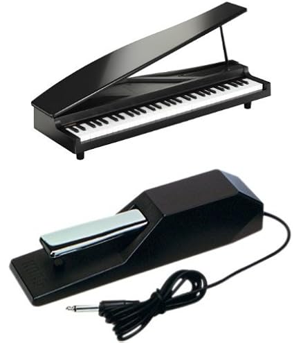 Amazon | KORG MICROPIANO マイクロピアノ ミニ鍵盤61鍵 レッド ペダル