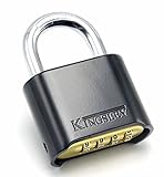 Kingsleyロック22l set-you-own組み合わせ南京錠、ダイキャスト ブラック 22L