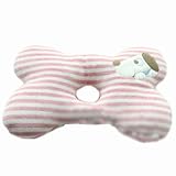 骨よちよち歩く保護フラットヘッドベイビーアンチロール幼児ヘッドサポート枕ピンク